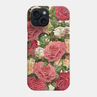 Light Floral Pattern Wall Art Phone Case