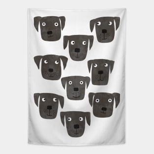 Black Labrador Retriever Tapestry