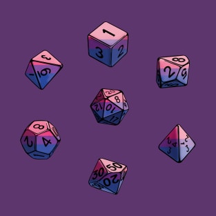 Pride Dice Set - Bisexual T-Shirt