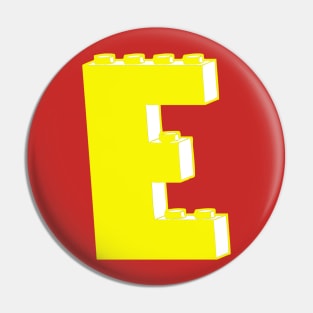 THE LETTER E Pin