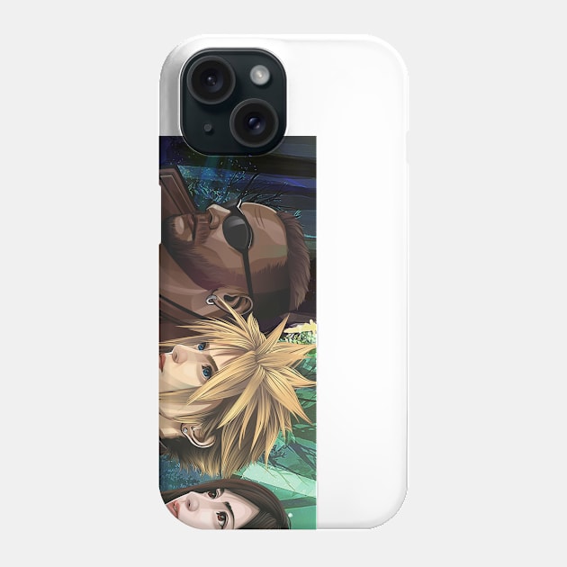 Barret, Cloud, Tifa FF VII Remake Phone Case by RSN