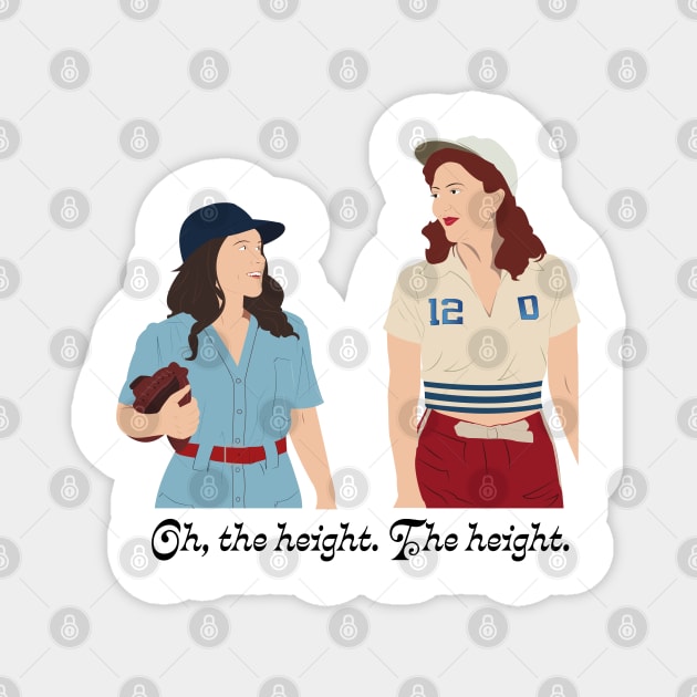 A League of Their Own - Gretson - Oh The Height Magnet by Oi Blondie Crafts