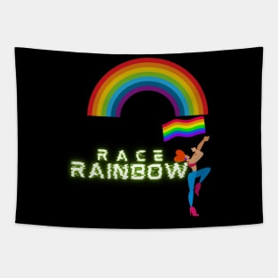 Rainbow parade Tapestry