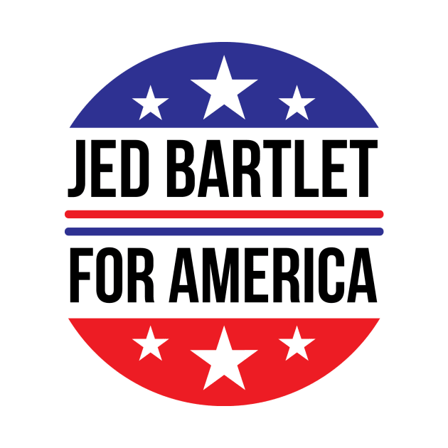 Re-Elect Jed Bartlet For America - Circle by PsychicCat