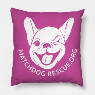 Matchdog Fuchsia logo Pillow