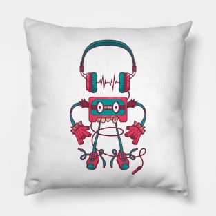 Retro sound, Freaky style Pillow