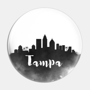 Tampa watercolor Pin