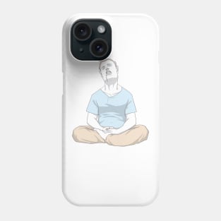 Men Meditate Too 3 | Gandhara Phone Case