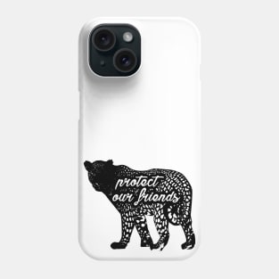 protect our friends - leopard Phone Case