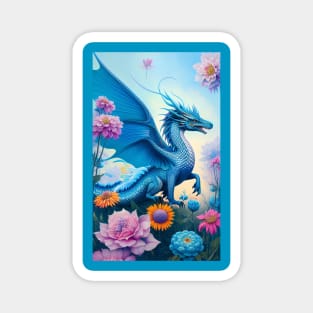 Fairy dragon at play Magnet