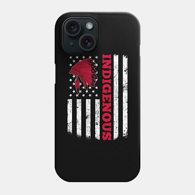 Indigenous American Flag for Native Americans Phone Case by tobzz