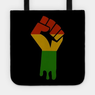 Black Power Fist Tote