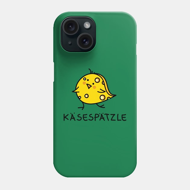 Sparrow cheese and spätzle Phone Case by spontania