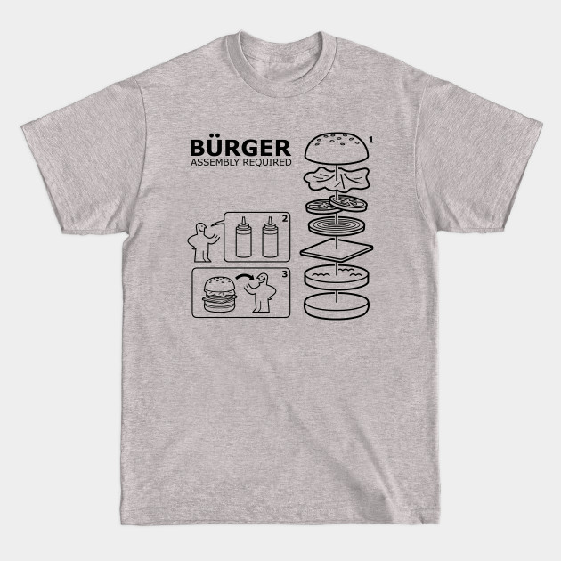 Discover Assembly Required - Burger - T-Shirt