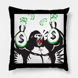 MONEYBAGGORILLA Pillow