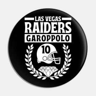 Las Vegas Raiders Garoppolo 10 Helmet American Football Pin