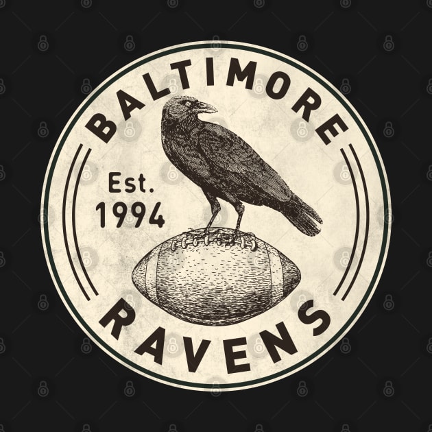 Vintage Baltimore Ravens by Buck Tee by Buck Tee