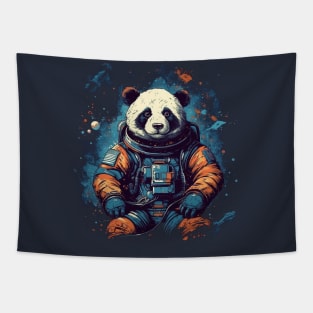 Astronaut Panda Tapestry