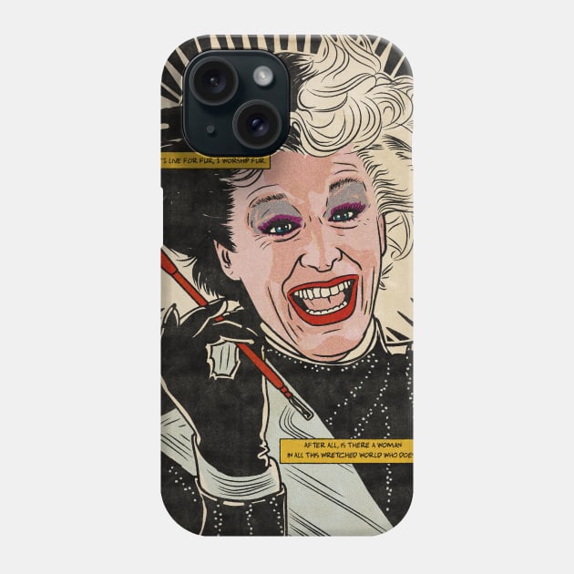 cruella de vil Phone Case by pulporosa