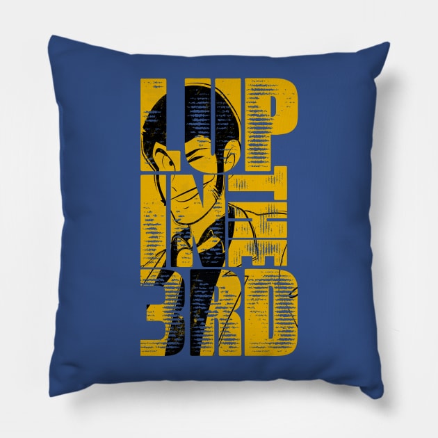 066 Lupin Font Pillow by Yexart