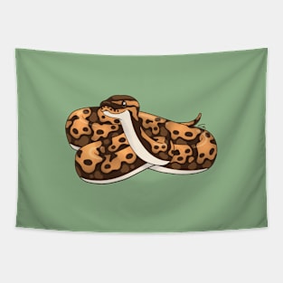 Normal Ball Python Digital Illustration Tapestry