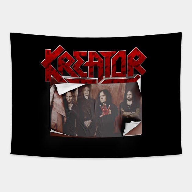 Kreator Band Tapestry by 730