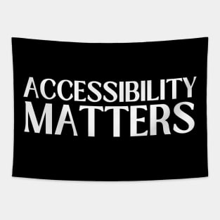 The Future Is Accessible Tapestry