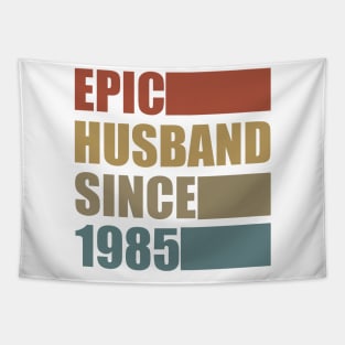 Vintage Epic Husband Since 1985 Tapestry