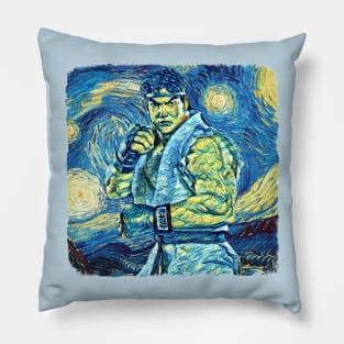 Street Fighter Van Gogh Style Pillow