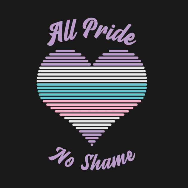 All Pride No Shame - Intersex Flag by My Tribe Apparel