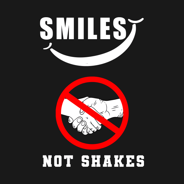 Social Distancing - Smile - No shakes by Flipodesigner