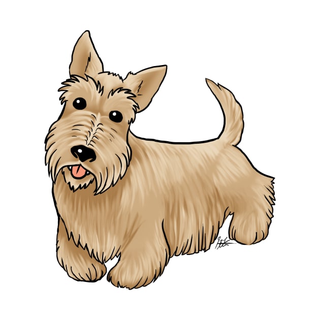 Dog - Scottish Terrier - Wheaten by Jen's Dogs Custom Gifts and Designs