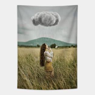 She brings the rain Tapestry