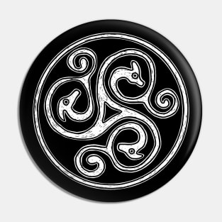 Celtic Dragon Design Pin