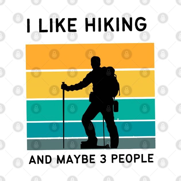 I Like Hiking And Maybe 3 People by medd.art