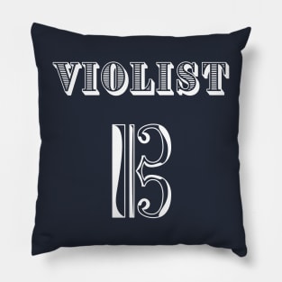 Violist with Alto Clef Pillow