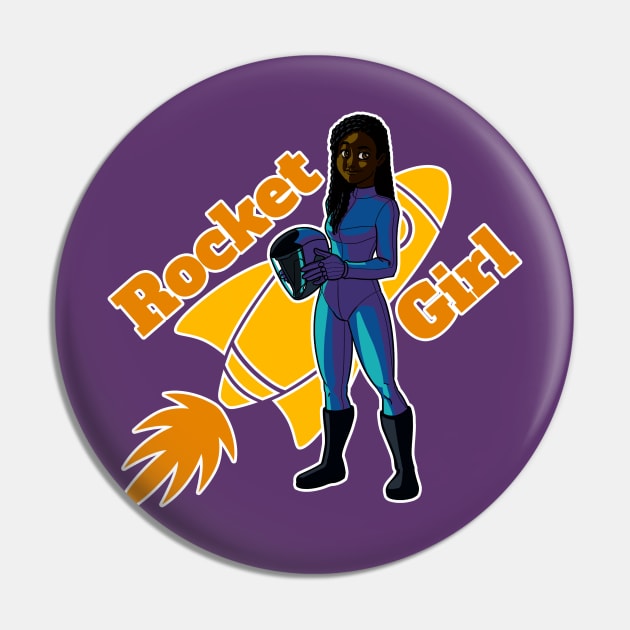 Rocket Girl Pin by krls