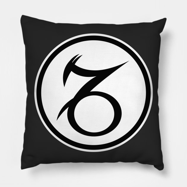 ZODIAC SERIES: CAPRICORN Pillow by inksquirt