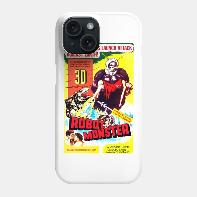 Robot Monster Phone Case by RockettGraph1cs