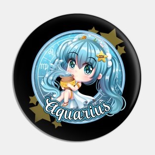 Chibi Aquarius Pin