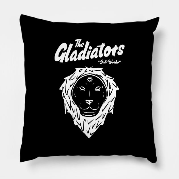 Gladiators Pillow by Elouisarts