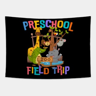 Pre-K Preschool Field Day Trip Squad 2024 Zoo Animal Tapestry