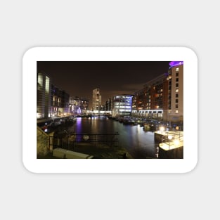 Leeds By Night #3 - Leeds Dock Magnet