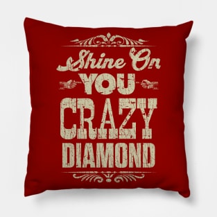 Shine On You Crazy Diamond 1975 Pillow