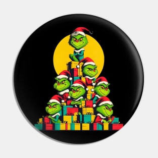 Christmas Grinch Pin