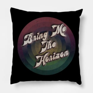 retro vintage circle Bring Me The Horizon Pillow