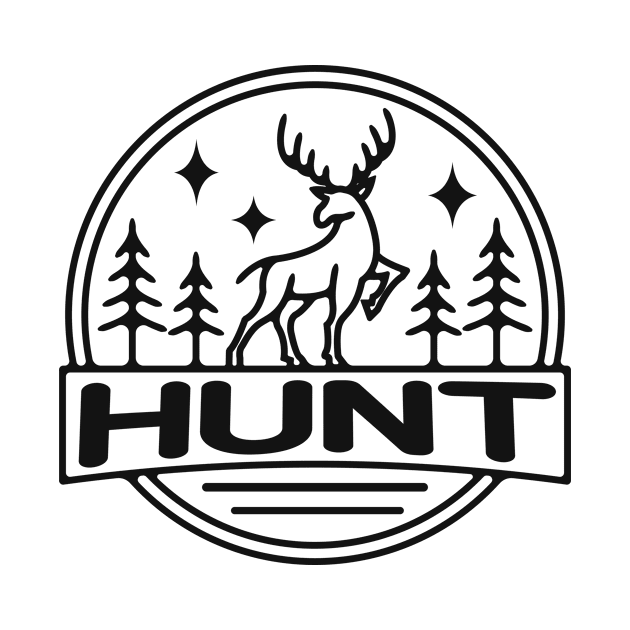 Hunter Hunting Game by Foxxy Merch