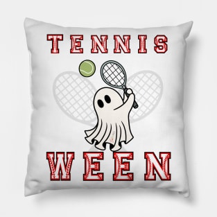 Tennis Ghost Halloween Pillow