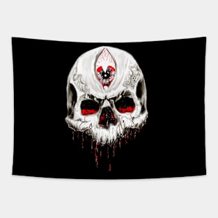 Skeleton Tattoo Clothing Design Art Tapestry