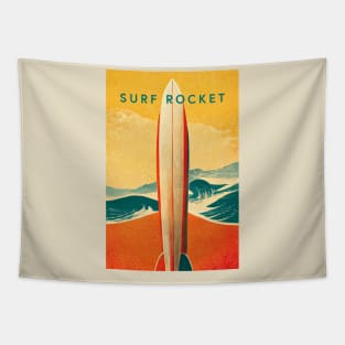 Surf Rocket Tapestry